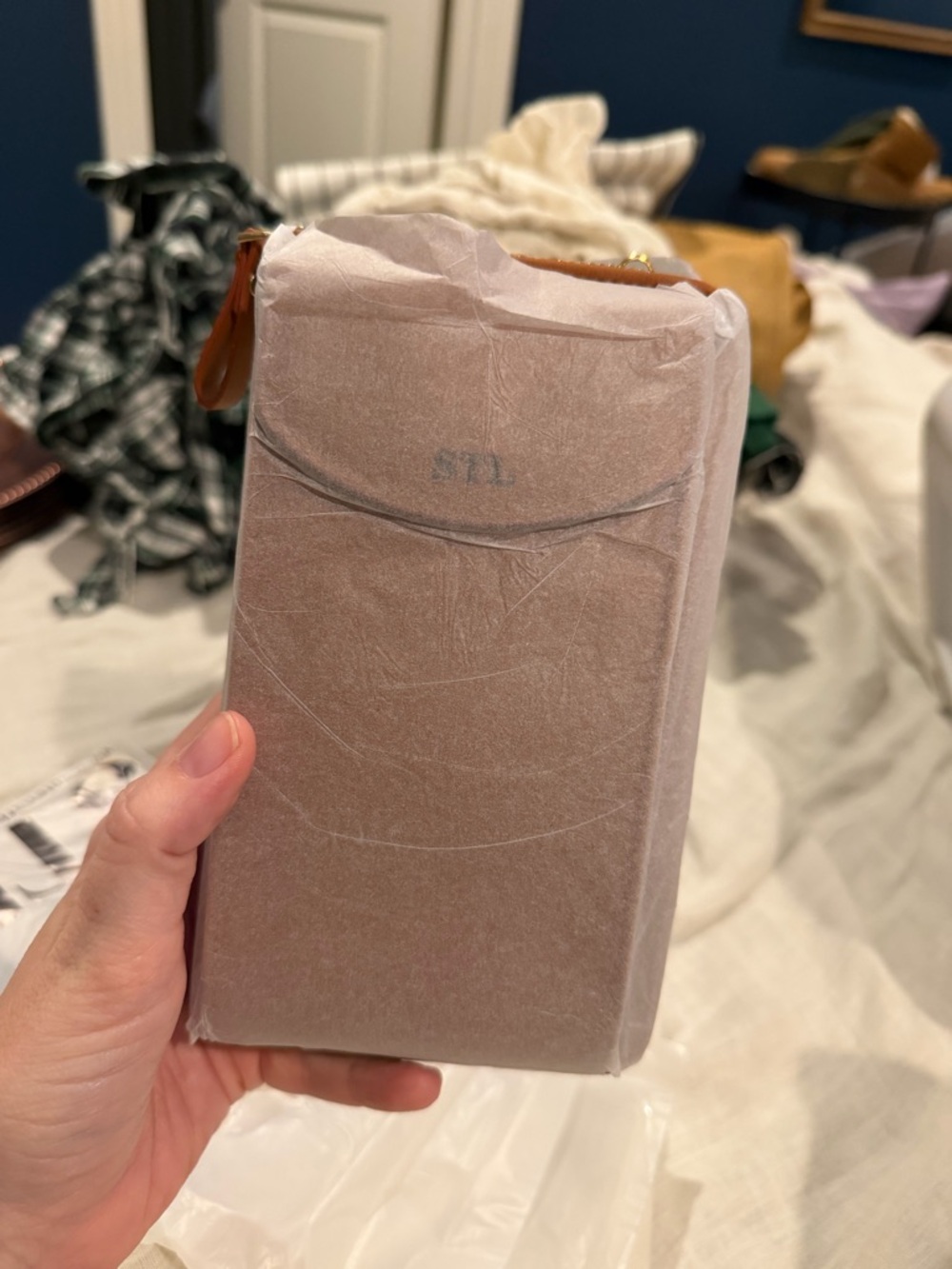 STL camel Crossbody Phone Pouch with Adjustable Strap